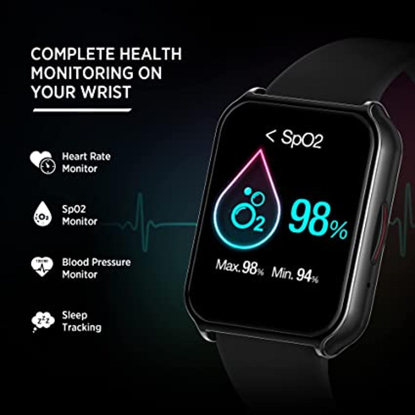 Men's Black Digital Fit 3.0 Silicon Smart Watch TWTXW403T