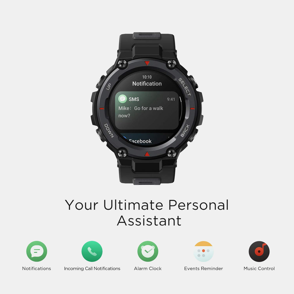T-rex Men Quartz Black Dial Digital Silicone Watch T-rex Pro Black