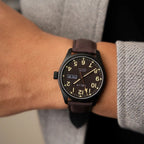 Men Quartz Brown Dial Analog Nylon Watch TERRAIN-BROWN