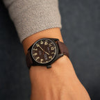 Men Quartz Brown Dial Analog Nylon Watch TERRAIN-BROWN