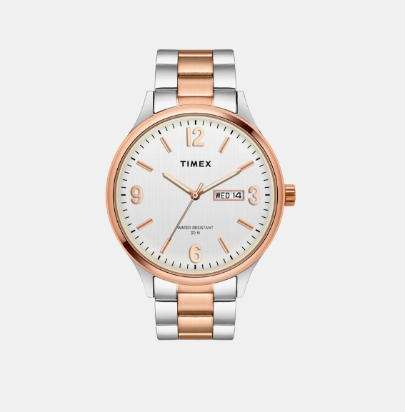 Timex Round White Analog watch