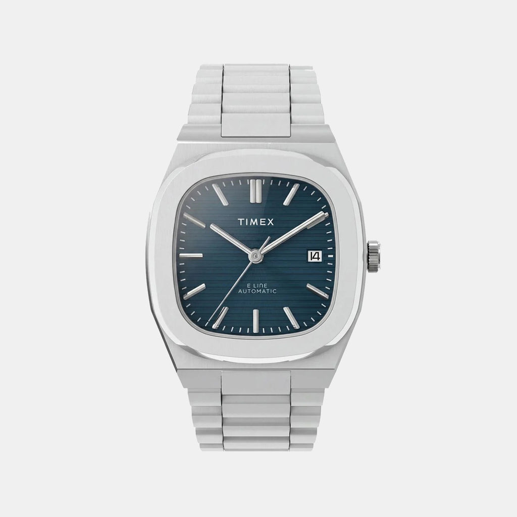 Men Automatic Blue Dial Analog Stainless Steel Watch TW6A00700UJ
