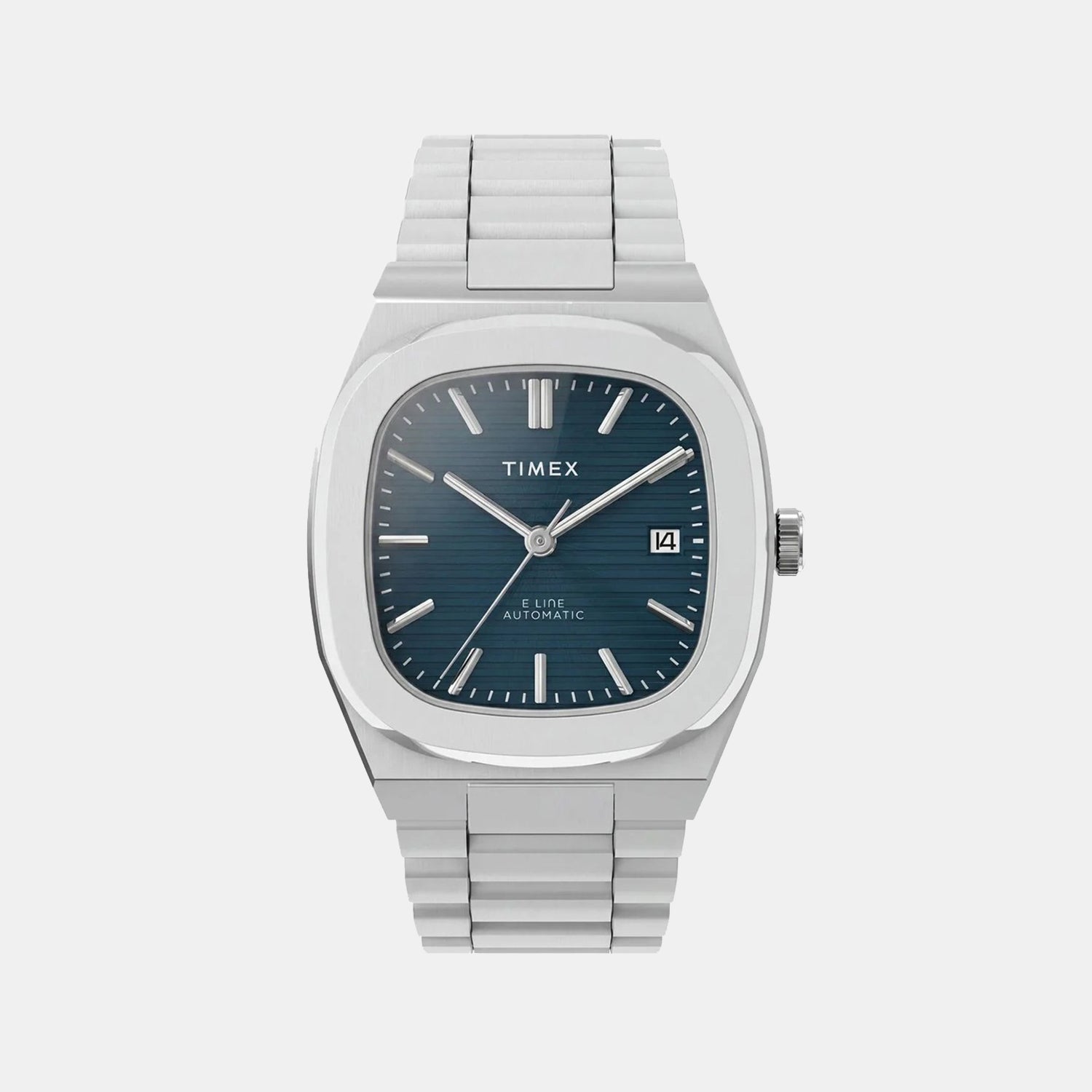Men Automatic Blue Dial Analog Stainless Steel Watch TW6A00700UJ