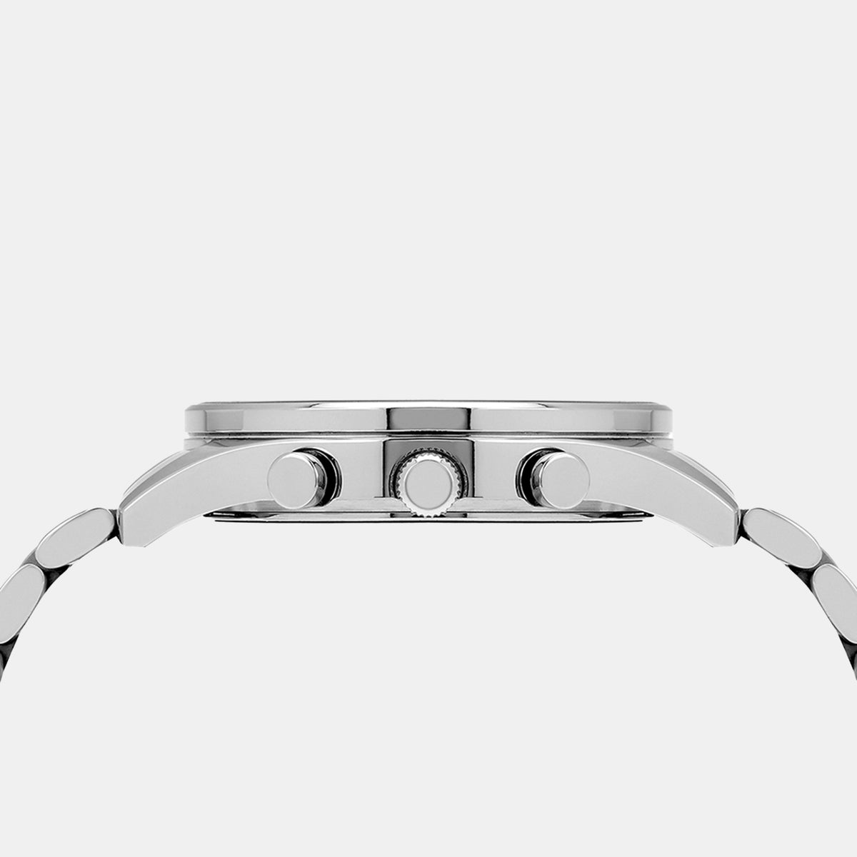 Men Quartz Silver Dial Multi-Function Stainless Steel Watch UNG010001