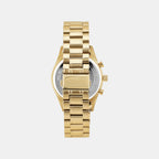 Men Quartz Gold Dial Multi-Function Stainless Steel Watch UNG010002