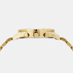Men Quartz Gold Dial Multi-Function Stainless Steel Watch UNG010002