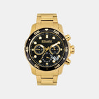 Women Quartz Black Dial Multi-Function Stainless Steel Watch UNG020002