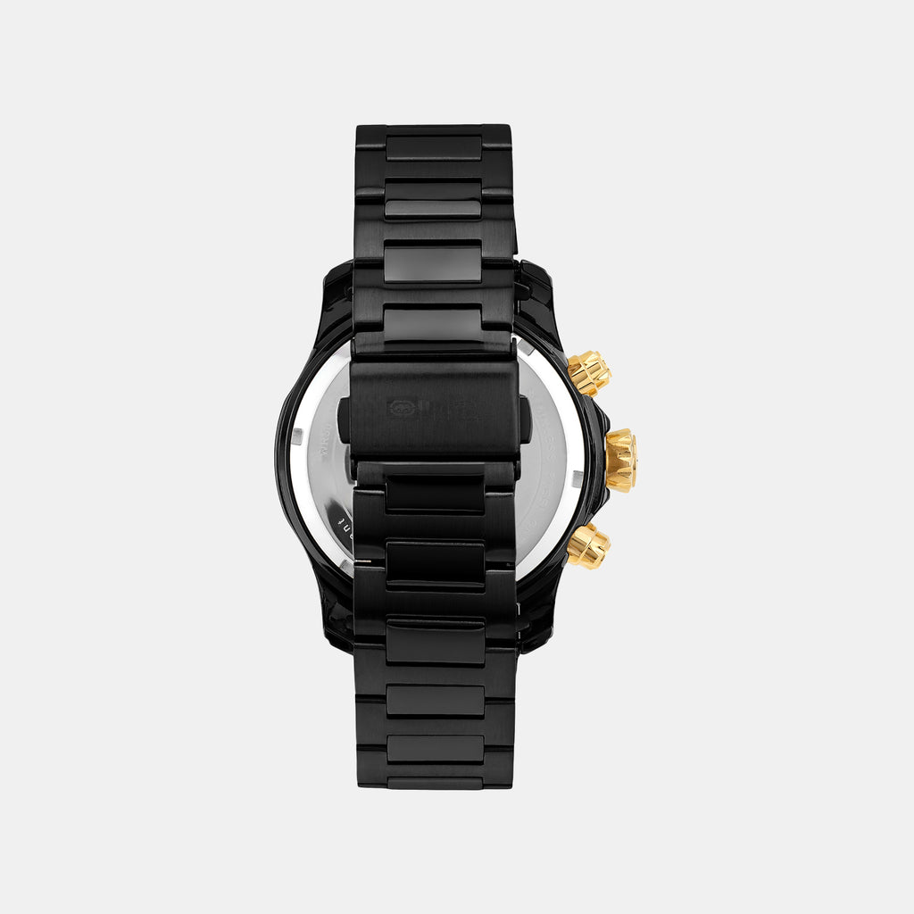 Women Quartz Black Dial Multi-Function Stainless Steel Watch UNG020003