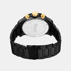Women Quartz Black Dial Multi-Function Stainless Steel Watch UNG020003