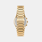 Men Quartz Gold Dial Multi-Function Stainless Steel Watch UNG030002