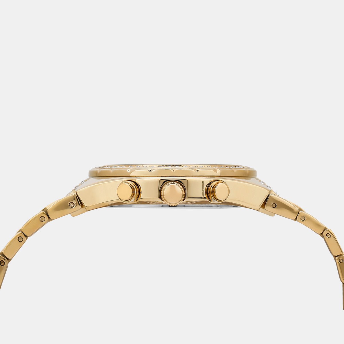 Men Quartz Gold Dial Multi-Function Stainless Steel Watch UNG030002