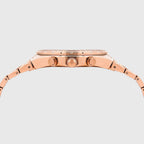 Men Quartz Rose Gold Dial Multi-Function Stainless Steel Watch UNG030003
