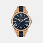Men Quartz Blue Dial Analog Stainless Steel Watch UNG060007