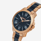 Men Quartz Blue Dial Analog Stainless Steel Watch UNG060007