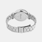 Women Quartz Silver Dial Analog Stainless Steel Watch UNL050001