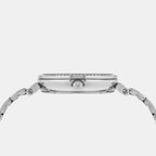 Women Quartz Silver Dial Analog Stainless Steel Watch UNL050001