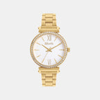 Women Quartz Silver Dial Analog Stainless Steel Watch UNL050002