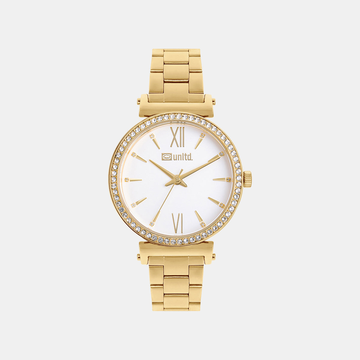 Women Quartz Silver Dial Analog Stainless Steel Watch UNL050002