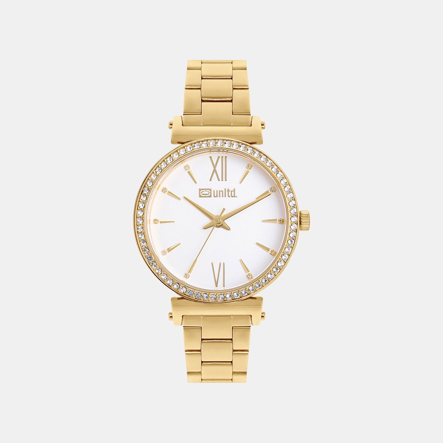Women Quartz Silver Dial Analog Stainless Steel Watch UNL050002