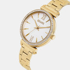 Women Quartz Silver Dial Analog Stainless Steel Watch UNL050002
