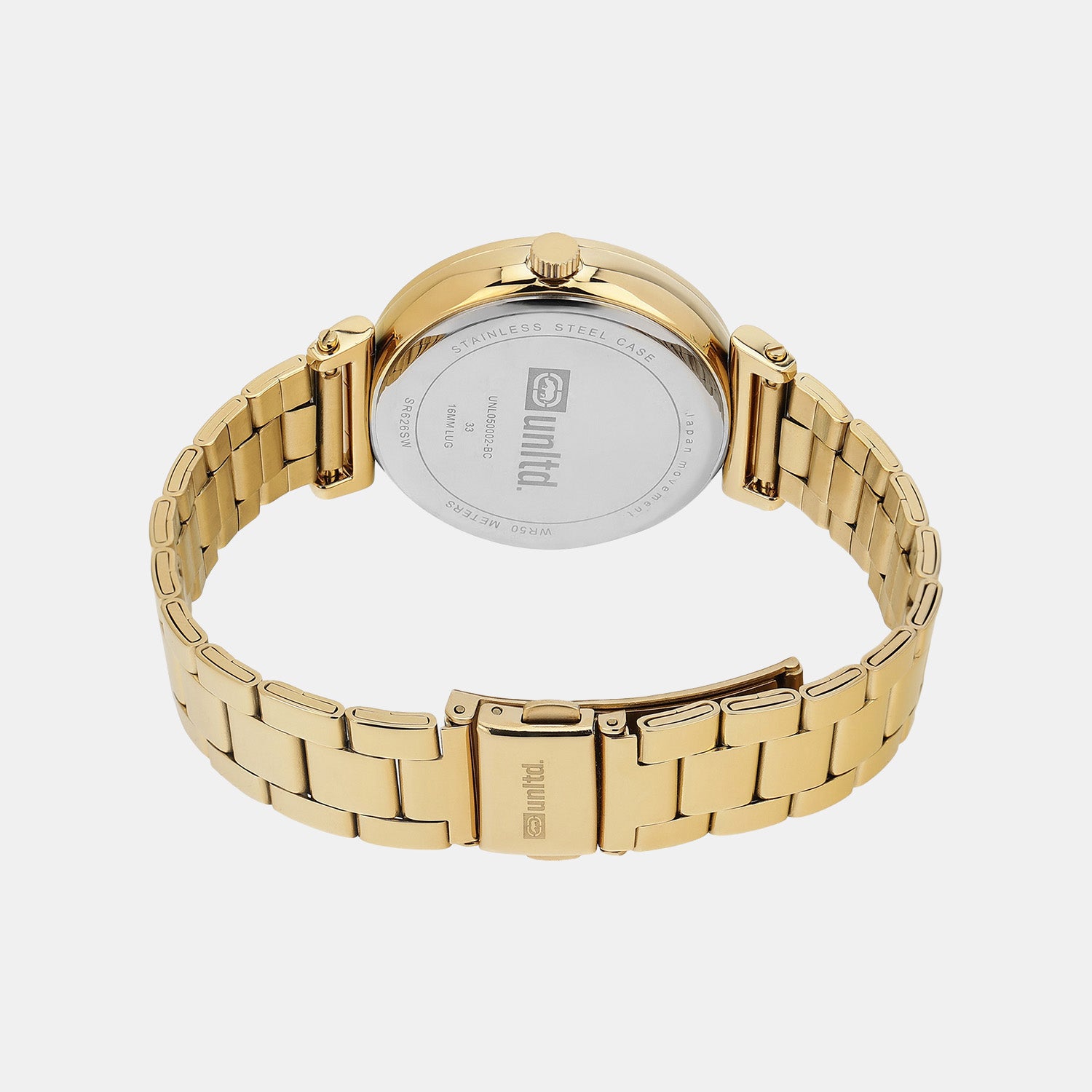 Women Quartz Silver Dial Analog Stainless Steel Watch UNL050002