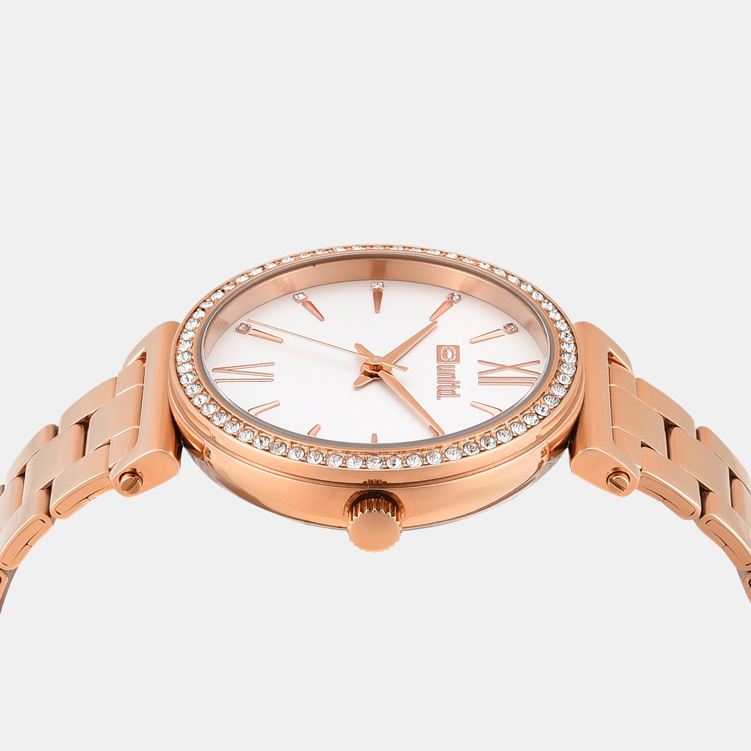 Women Quartz Silver Dial Analog Stainless Steel Watch UNL050003