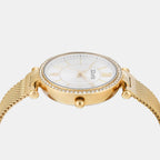 Women Quartz Silver Dial Analog Stainless Steel Watch UNL090002