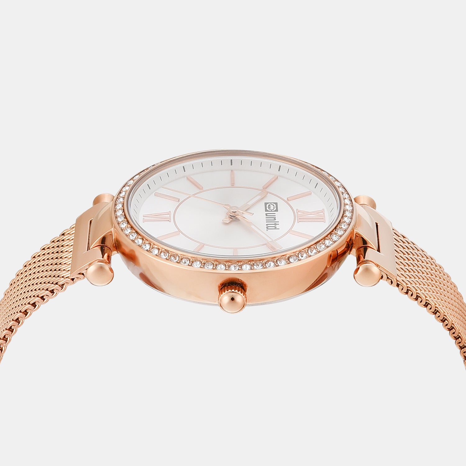 Women Quartz Silver Dial Analog Stainless Steel Watch UNL090003