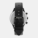 Signature Men Quartz Grey Dial Multi-Function Leather Watch UWUCG0005