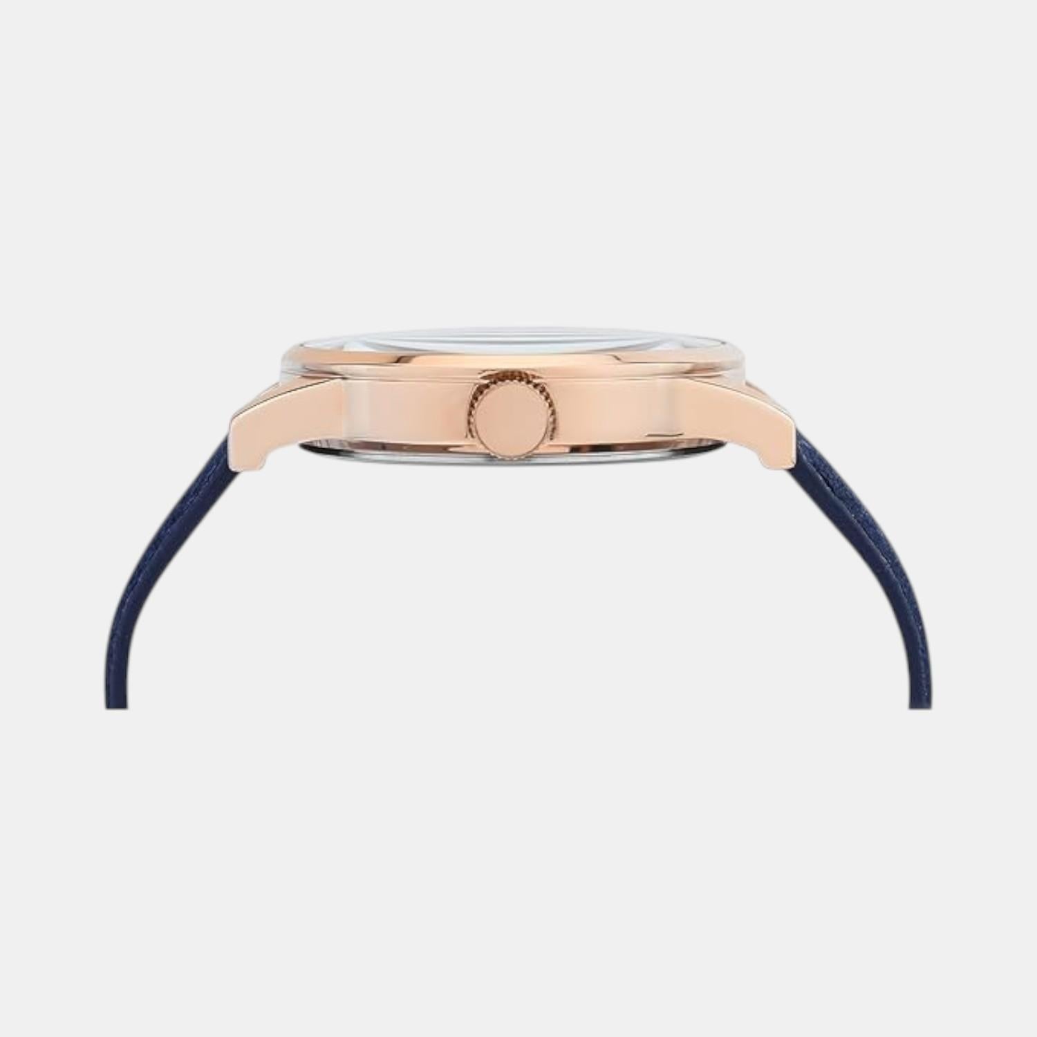 Social Men Quartz Blue Dial Analog Leather Watch UWUCG0102