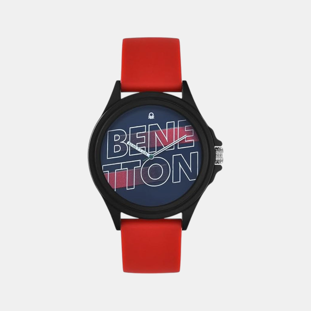 Iconic Men Quartz Blue Dial Analog Silicone Watch UWUCG0300