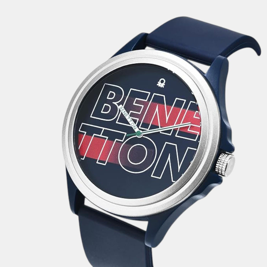 Iconic Men Quartz Blue Dial Analog Silicone Watch UWUCG0301