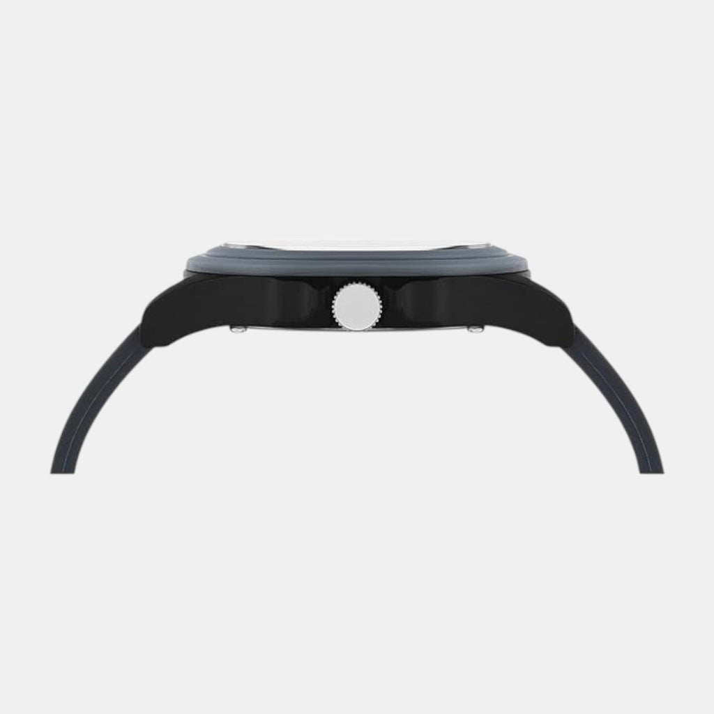 Iconic Men Quartz Light Grey Dial Analog Silicone Watch UWUCG0302