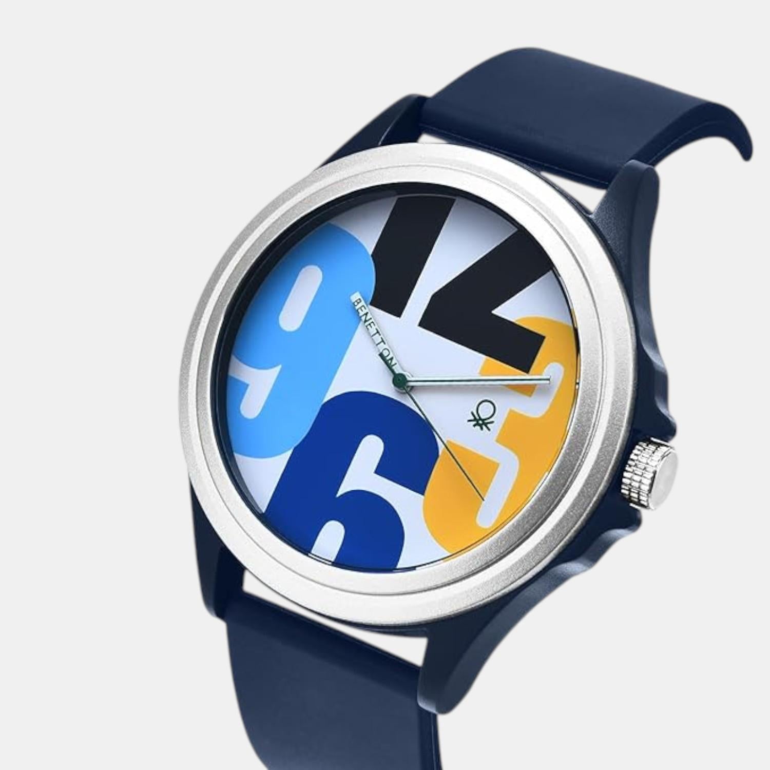 Iconic Men Quartz White Dial Analog Silicone Watch UWUCG0304