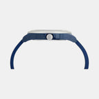 Signature Men Quartz Blue & Black Dial Analog Silicone Watch UWUCG0312