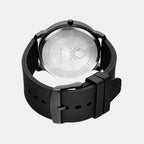 Signature Men Quartz Black Dial Analog Silicone Watch UWUCG0401