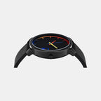 Signature Men Quartz Black Dial Analog Silicone Watch UWUCG0401