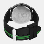 Signature Men Quartz Black Dial Analog Silicone Watch UWUCG0403
