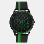 Signature Men Quartz Black Dial Analog Silicone Watch UWUCG0403