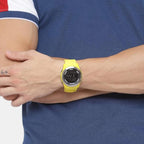 Sport Unisex Quartz Black Dial Digital Silicone Watch UWUCG0501