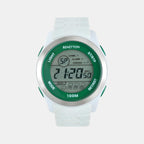 Sport Unisex Quartz Silver Dial Digital Silicone Watch UWUCG0502