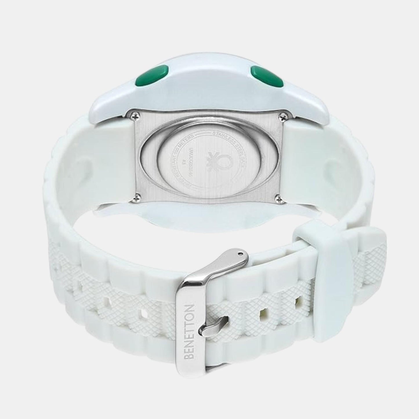 Sport Unisex Quartz Silver Dial Digital Silicone Watch UWUCG0502