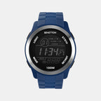 Sport Unisex Quartz Black Dial Digital Silicone Watch UWUCG0503