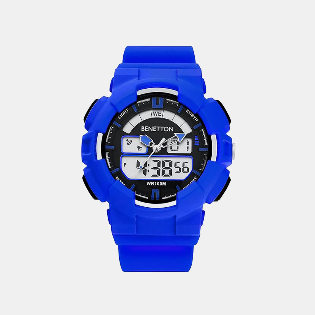 Sport Unisex Quartz Black Dial Analog Silicone Watch UWUCG0600