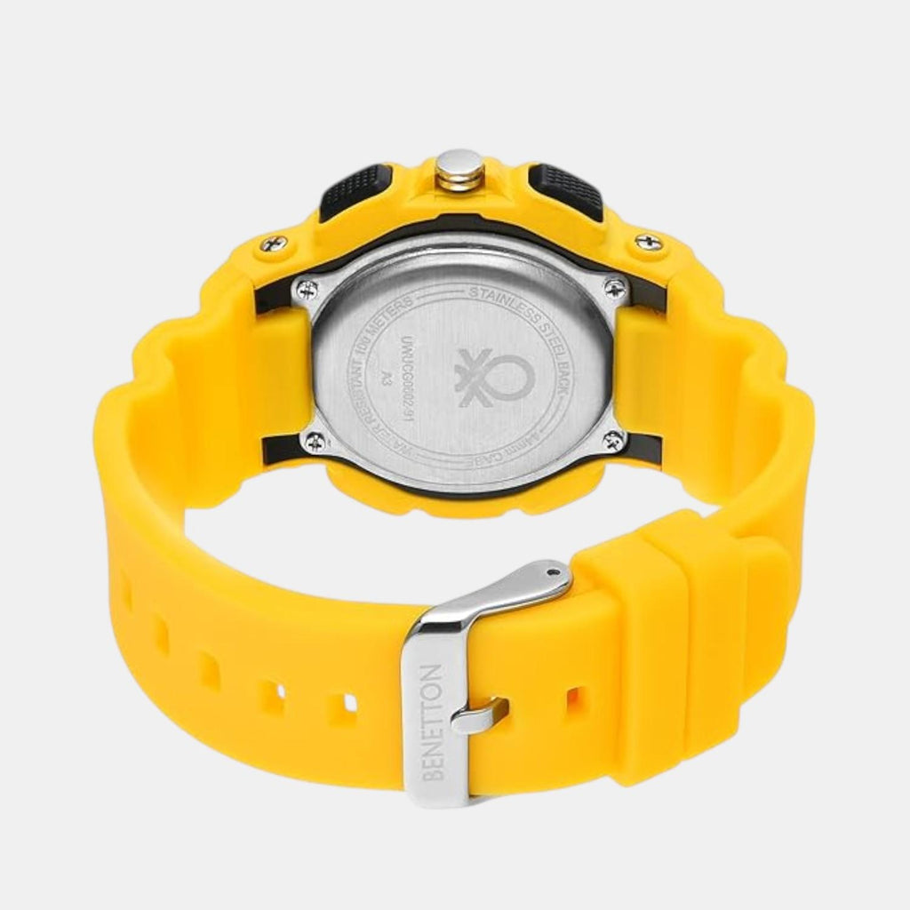 Sport Unisex Quartz White Dial Analog-Digital Silicone Watch UWUCG0602
