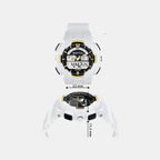 Sport Unisex Quartz White Dial Analog-Digital Silicone Watch UWUCG0604