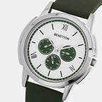 Iconic Men Quartz White Dial Analog Silicone Watch UWUCG0800
