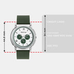 Iconic Men Quartz White Dial Analog Silicone Watch UWUCG0800