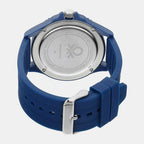Iconic Men Quartz Blue Dial Analog Silicone Watch UWUCG1006