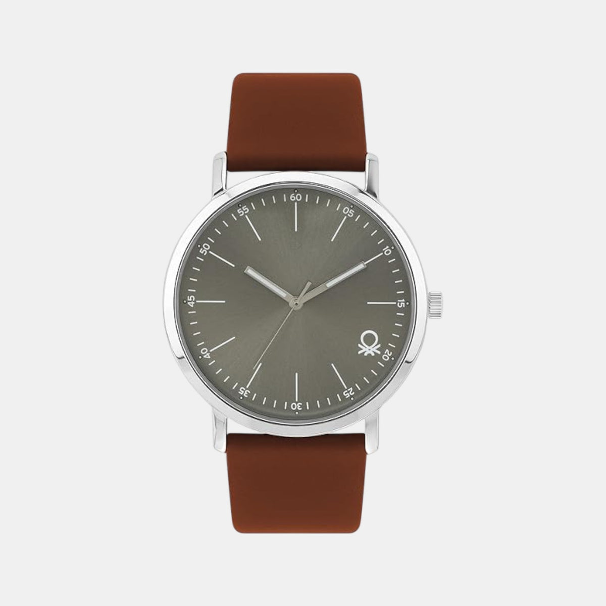 Signature Men Quartz Grey Dial Analog Leather Watch UWUCG1304